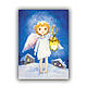 Angels Postcards-Babies for Christmas Mini Postcards. Cards. KapustinaArt. My Livemaster. Фото №5