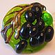 Pendent "The grape song", author's lampwork, Pendants, Moscow,  Фото №1