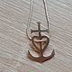Anchor pendant made of 925 sterling silver, Pendant, Sergiev Posad,  Фото №1