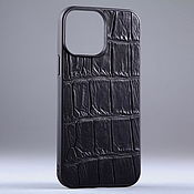 Сумки и аксессуары handmade. Livemaster - original item Case for any iPhone model made of crocodile skin IMA8002B3. Handmade.
