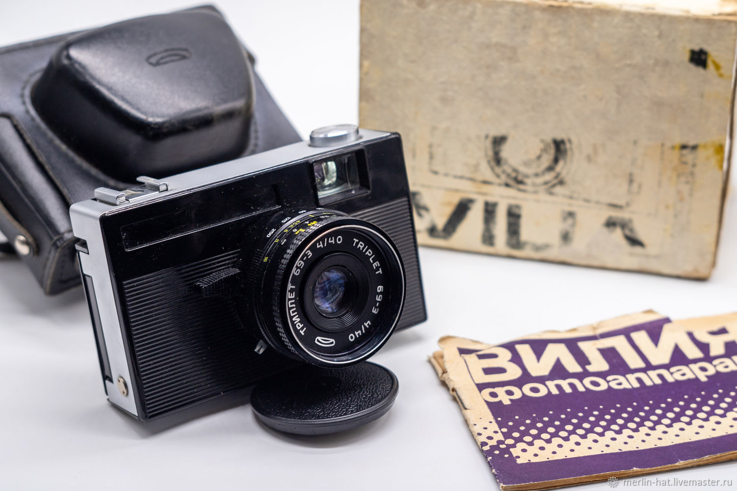 Camera 'VILIA' in factory packaging with instructions, Vintage electronics, Tambov,  Фото №1