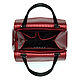 Кожаная сумочка "Строгая кокетка" из красной и чёрной кожи. Классическая сумка. Кожаные сумки ALSWA. Ярмарка Мастеров.  Фото №4