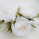 Sprig of roses in her hair. FABRIC FLOWERS, Hair Decoration, Yurga,  Фото №1