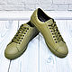 Stylish sneakers, made of natural perforated leather, handmade. Training shoes. SHOES&BAGS. My Livemaster. Фото №5