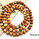 Beads valuable tree Rose/Robles/Sibucao wood ball 10mm, 10 pcs. Beads1. - Olga - Mari Ell Design. My Livemaster. Фото №4