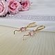 Серьги «Camellia». Серьги классические. Olga Kokina_jewelry. Интернет-магазин Ярмарка Мастеров.  Фото №2