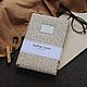 Блокнот с тканевой обложкой / А5 / Скетчбук / Eжедневник. Скетчбуки. PAPER LEON. Ярмарка Мастеров.  Фото №6