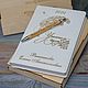 Именной ежедневник с гравировкой. Именные сувениры. Именные подарки | Упаковка из дерева. Ярмарка Мастеров.  Фото №5