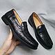 Loafers made of genuine crocodile leather, black color!. Loafers. SHOES&BAGS. My Livemaster. Фото №5