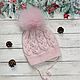 Knitted children's hat made of Italian Merino, Caps, Stupino,  Фото №1