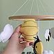 Мобиль "Пчелы". Мобили на кроватку. ToysForNewborns. Ярмарка Мастеров.  Фото №4