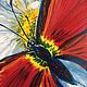 Order Oil painting Butterfly on a flower. sharaeva-elena. Livemaster. . Pictures Фото №3