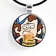 Кулон "Гравити Фолз. Диппер» # 11, Gravity Falls, Подвеска, Москва,  Фото №1