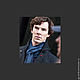 Шарф Шерлока ("Sherlock" BBC) 1.5 метра. Шарфы. Запасники Хогвартса (gp-atrib). Ярмарка Мастеров.  Фото №6