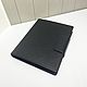 Black folder organizer made of genuine leather A4 format with clip. Desktop organizers. MiTonA. Online shopping on My Livemaster.  Фото №2