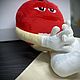 Игрушка подарок m&m's  red (эмэмдемс красный) m&m. Мягкие игрушки. Галина Додонова. Ярмарка Мастеров.  Фото №7