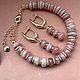Заказать Серьги с родохрозитом. Katerina Moroz accessories for you (katerinamoroz). Ярмарка Мастеров. . Серьги классические Фото №3