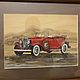 Заказать  Cadillac V 16, Sport Phaeton 1930. Картины Birkin. Ярмарка Мастеров. . Картины Фото №3
