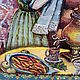  662. Малая разделочная доска Хозяюшка. Пироги. Утварь. Татьяна - шкатулки для души. Ярмарка Мастеров.  Фото №6