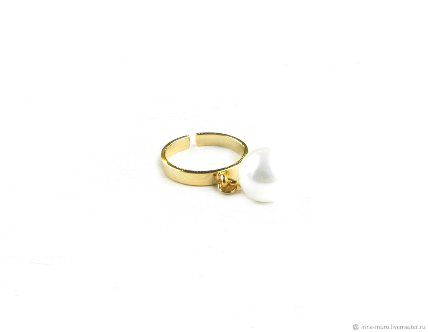 Ring with pearls, buy ring pendant, new year winter, Rings, Moscow,  Фото №1