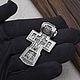 Заказать Крупный серебряный крест православный мужской. АРТЕМИЯ (изделия из серебра). Ярмарка Мастеров. . Крестик Фото №3