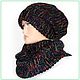  Шапка и снуд в два оборота "MELODY ART" (шапка. Шапки. Ирина(shvilinka.knit). Ярмарка Мастеров.  Фото №5
