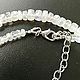Бусы из натурального лунного камня. Бусы. Ksenia-jewelry-. Ярмарка Мастеров.  Фото №4