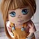 Авторская текстильная интерьерная кукла, Шарнирная кукла, Уфа,  Фото №1