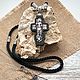 Крест на штанге «Георгий Победоносец». Крестик. MisMi jewelry. Интернет-магазин Ярмарка Мастеров.  Фото №2
