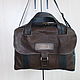 Bag leather men's a La WENGER custom for Alexei. Men\'s bag. Innela- авторские кожаные сумки на заказ.. My Livemaster. Фото №5