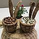 Easter Souvenirs: Bunny basket. Easter decor. Easter souvenirs. Корзины в СПБ (Светлана). My Livemaster. Фото №5