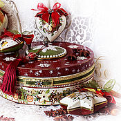 Сувениры и подарки handmade. Livemaster - original item Set new year Christmas decorations 