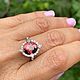 17.5 Кольцо с натуральным цирконом 6.2 ct. Кольца. Елена. Ярмарка Мастеров.  Фото №8