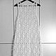 Вязаное крючком пляжное платье - туника Зефир. Туники. stylish knitting & crochet (-Li-). Ярмарка Мастеров.  Фото №4