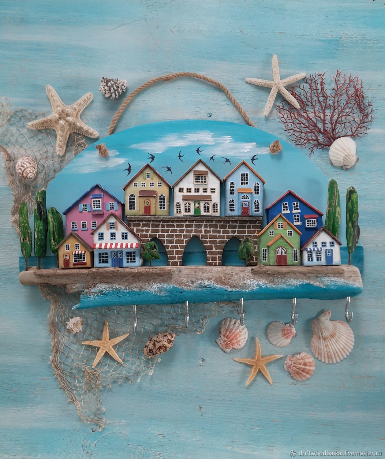 Christmas Driftwood Houses