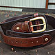 Ranger leather belt, 70mm, Straps, Sevsk,  Фото №1
