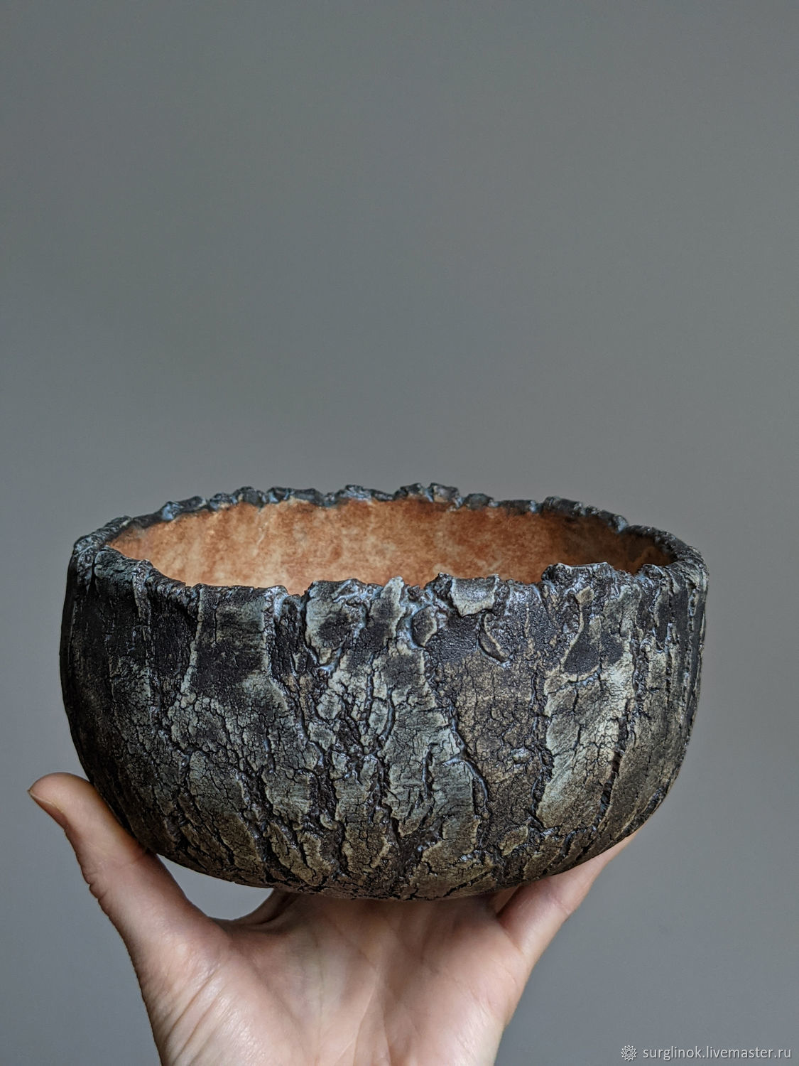Bowl ceramic. Hand modeling, Fruit makers, Pskov,  Фото №1