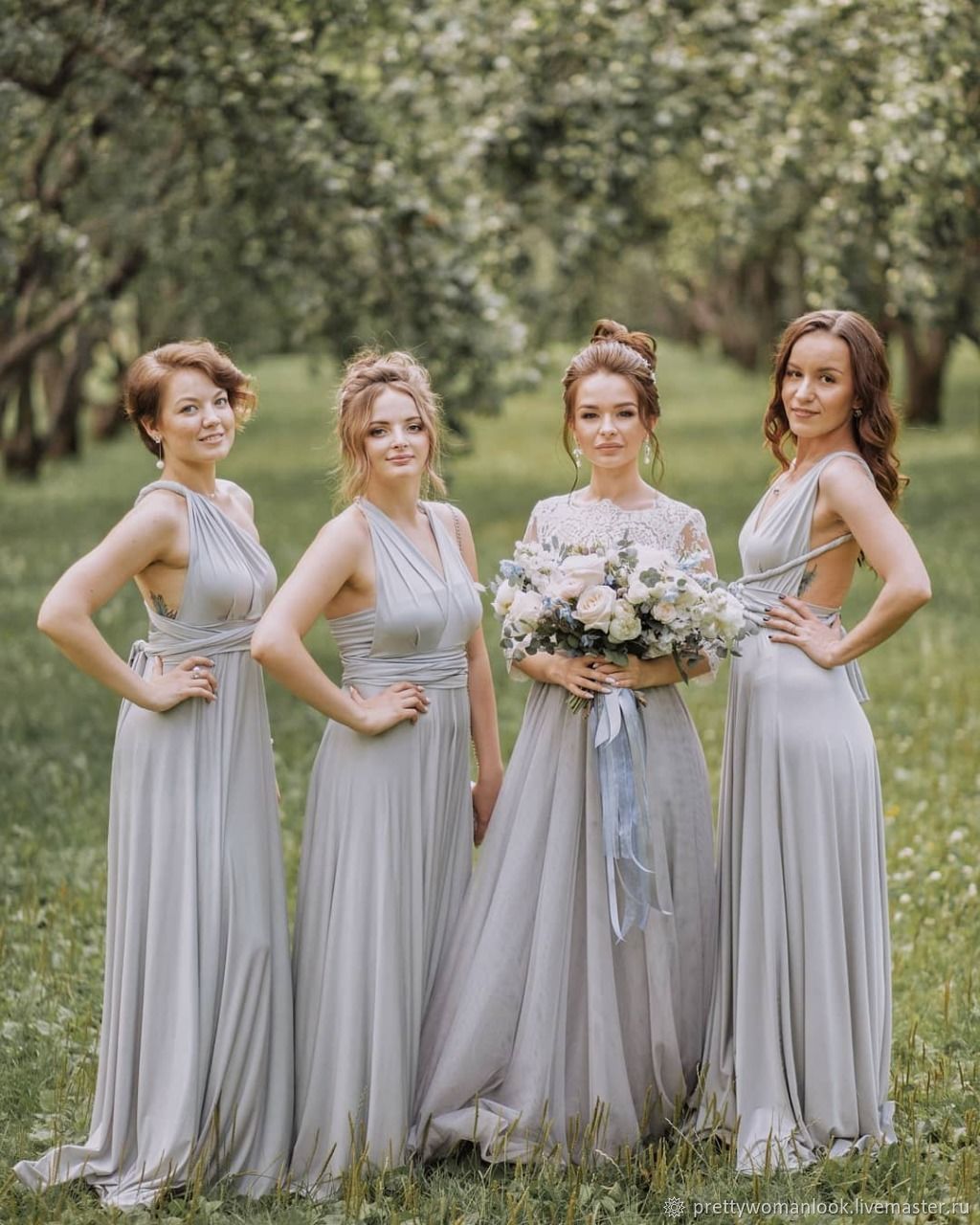 Модели платьев для подружек невесты