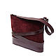  кожа и замша Geometry  Bags Bordo Belts Big. Сумка почтальона. Сумки из кожи ANGELDEMONS  design. Ярмарка Мастеров.  Фото №6
