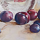  Plums rolled on the table. Pictures. flamemilady. My Livemaster. Фото №4