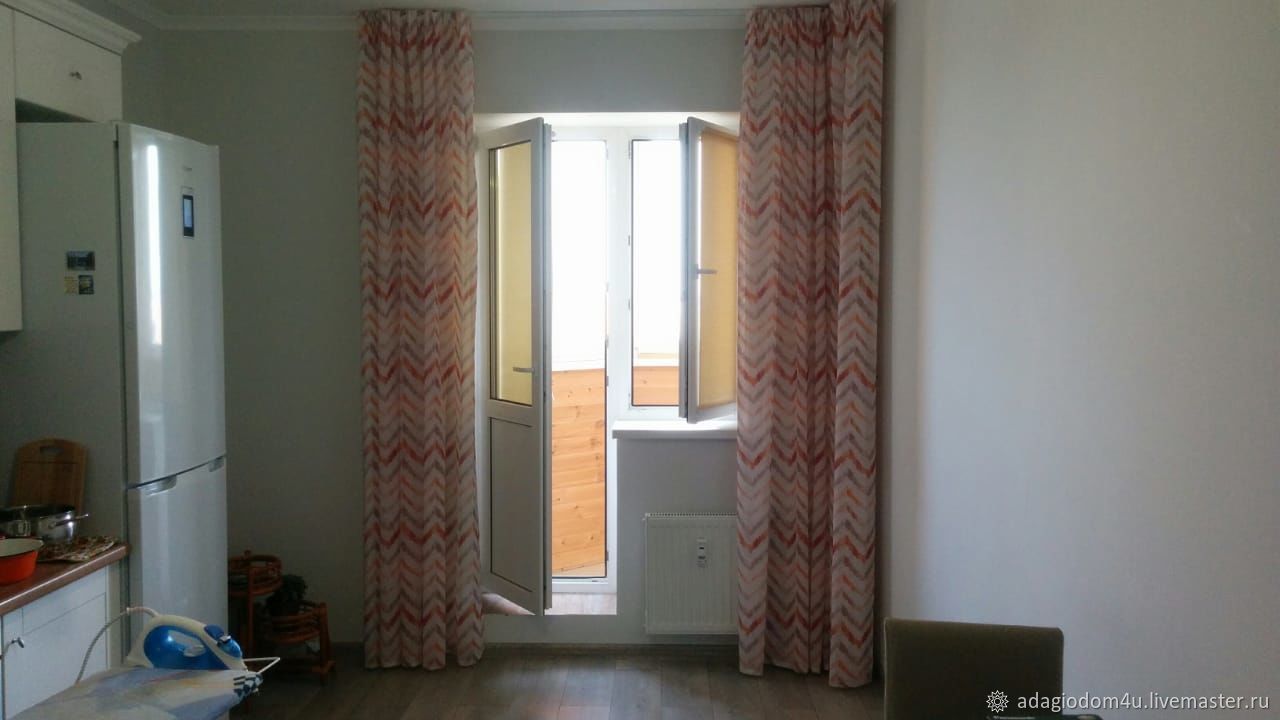 Тюль: яркая геометрия в интернет-магазине на Ярмарке Мастеров | Тюль ...