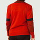 Knitted sweater with striped trim. Sweaters. stylish things. My Livemaster. Фото №4