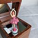 Musical wooden box with a Ballerina Music from the MF ' Ana, Musical souvenirs, Krasnodar,  Фото №1