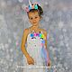 Костюм  единорога. Карнавальный костюм. Little Princess. Интернет-магазин Ярмарка Мастеров.  Фото №2