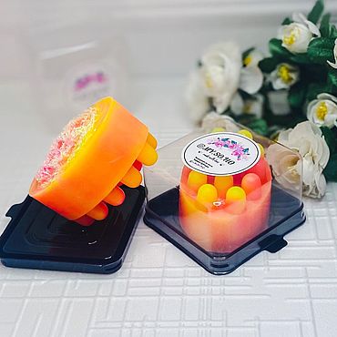 Косметика ручной работы. Ярмарка Мастеров - ручная работа Мыло с люфой. Handmade.