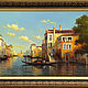Venice Canal/ 60h120 cm (inner size) oil on canvas. Pictures. anna-gox. My Livemaster. Фото №5
