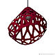 Люстра ZAHA LIGHT бордовая. Люстры. Eco-hitech люстры ZAHA LIGHT (SpacesBureau). Интернет-магазин Ярмарка Мастеров.  Фото №2