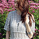 Вязаное платье "Ажур". Платья. EggeKnitShop.Магазин вязаной одежды. Ярмарка Мастеров.  Фото №6