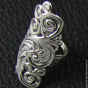 Слейв-браслет  (БСЛ9ФС) серебро 925