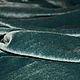 Ткань :Бархат шелковый тонкий темный мятный Этро. Ткани. Ткани от  МОДНЫХ ВМЕСТЕ. Ярмарка Мастеров.  Фото №5
